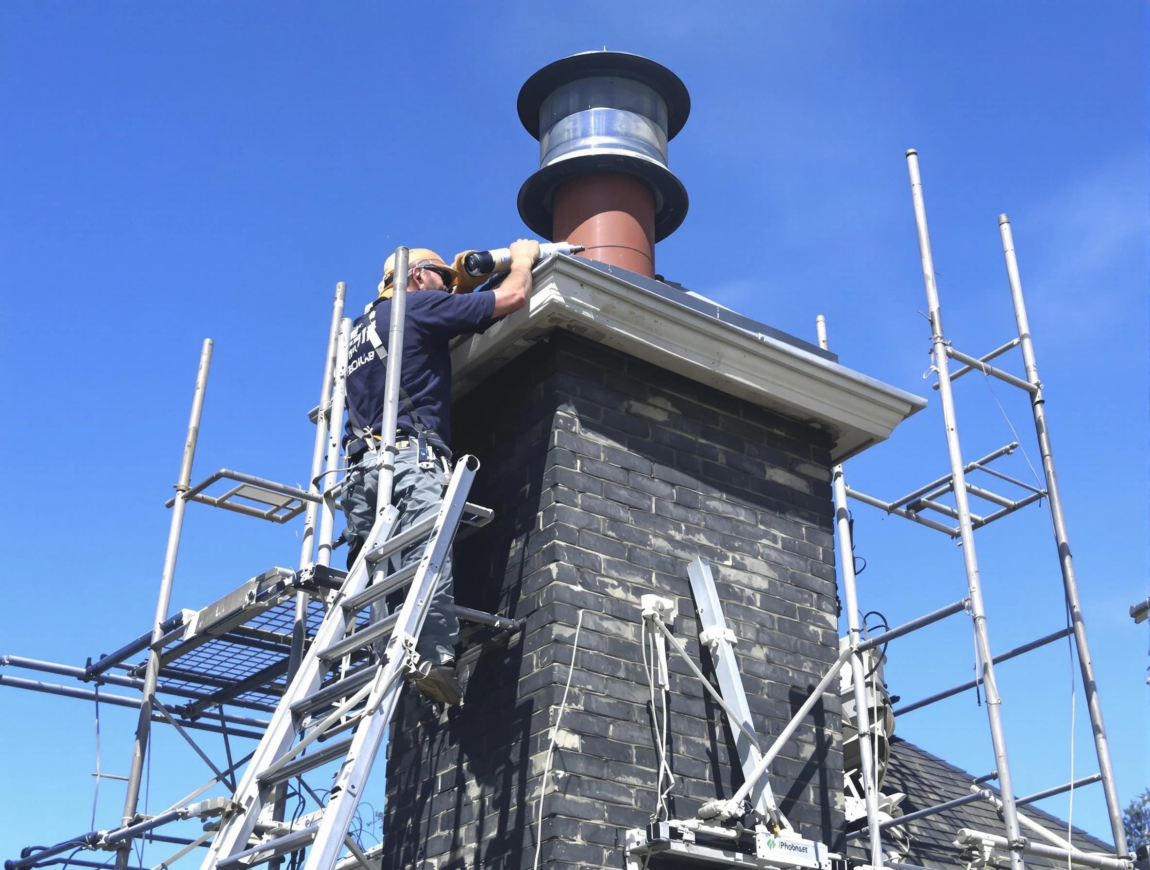 Sturdy chimney crown finished by Mountain Brook Chimney Sweep in Mountain Brook, AL