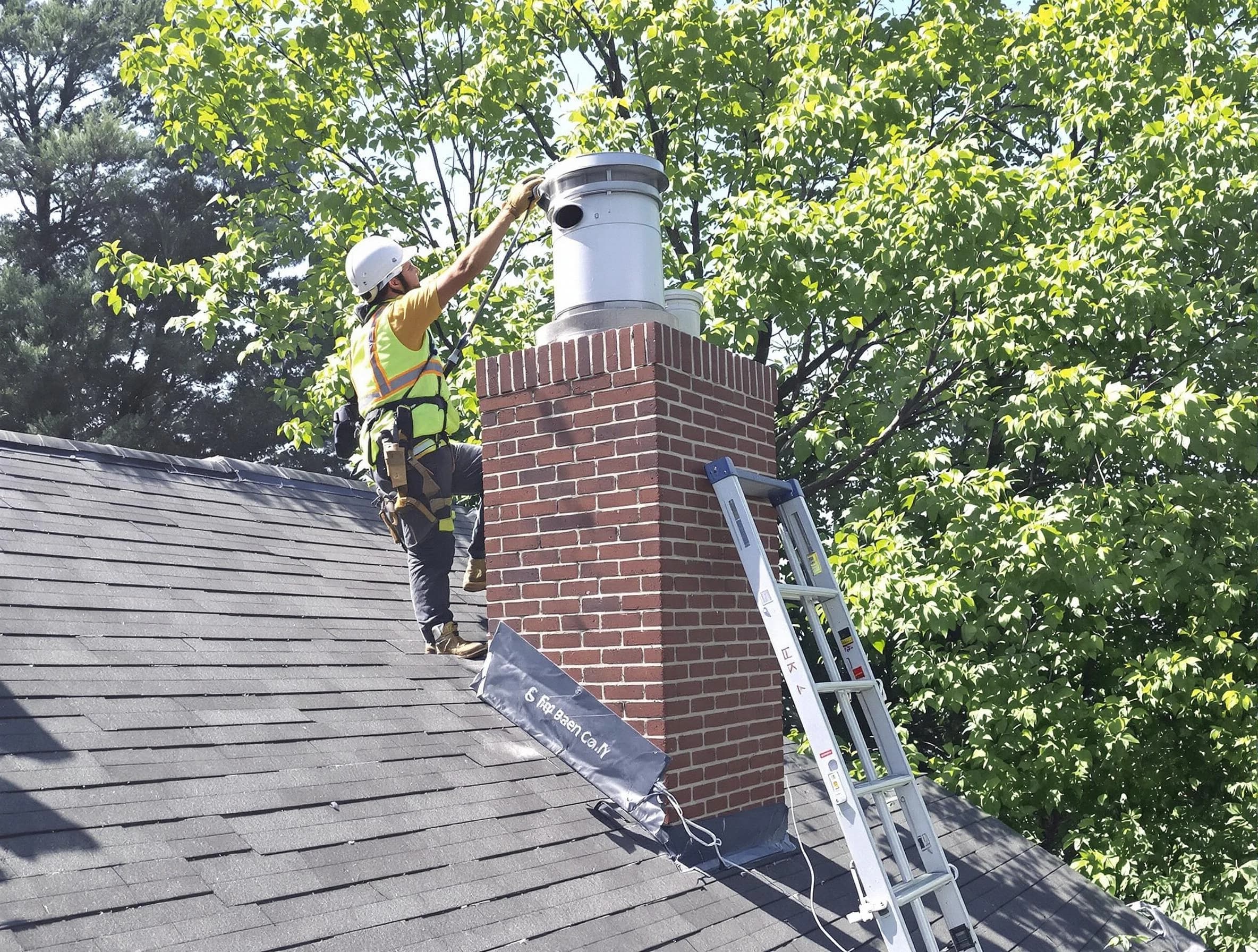 Chimney liner inspection by Mountain Brook Chimney Sweep in Mountain Brook, AL