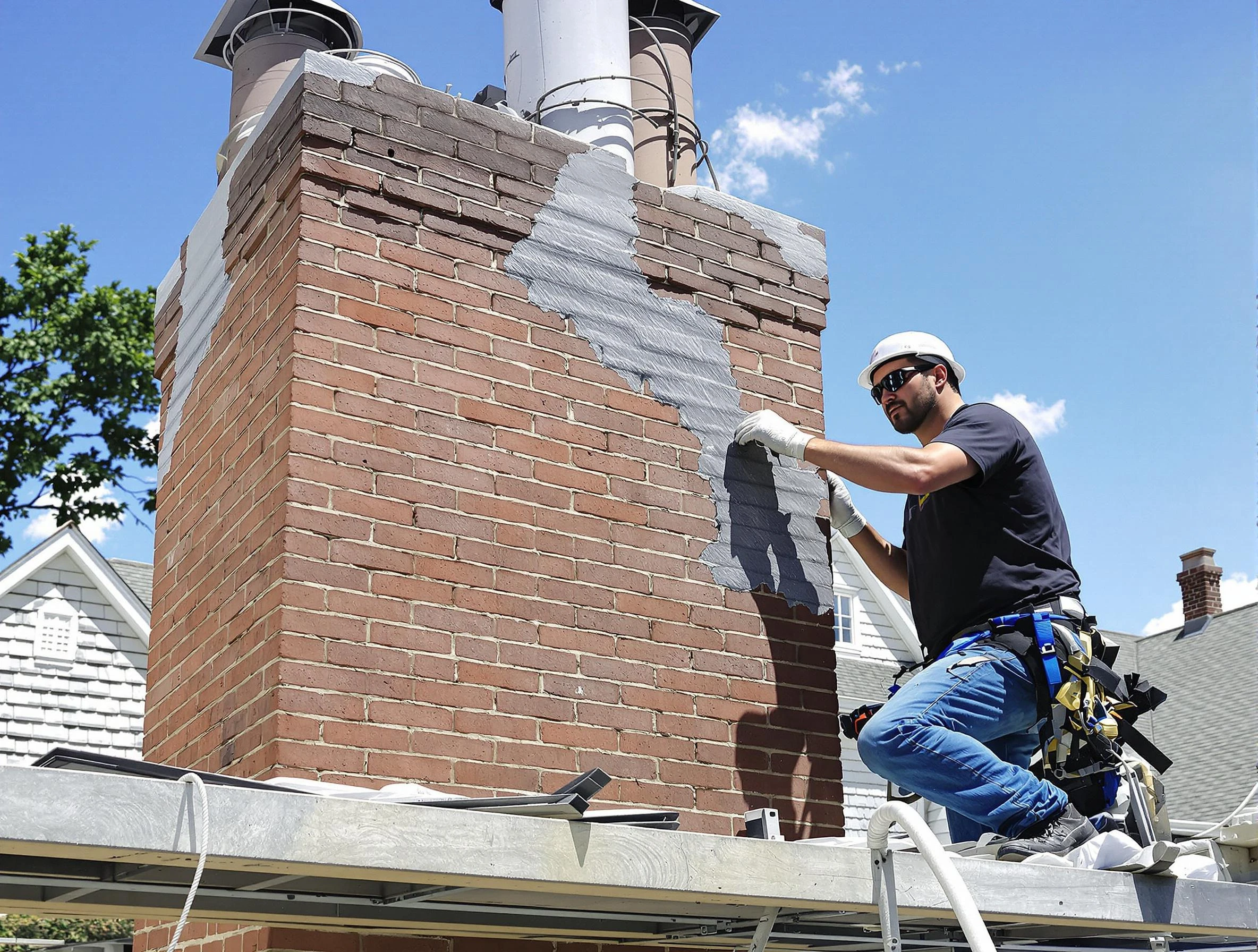 Chimney Restoration in Mountain Brook