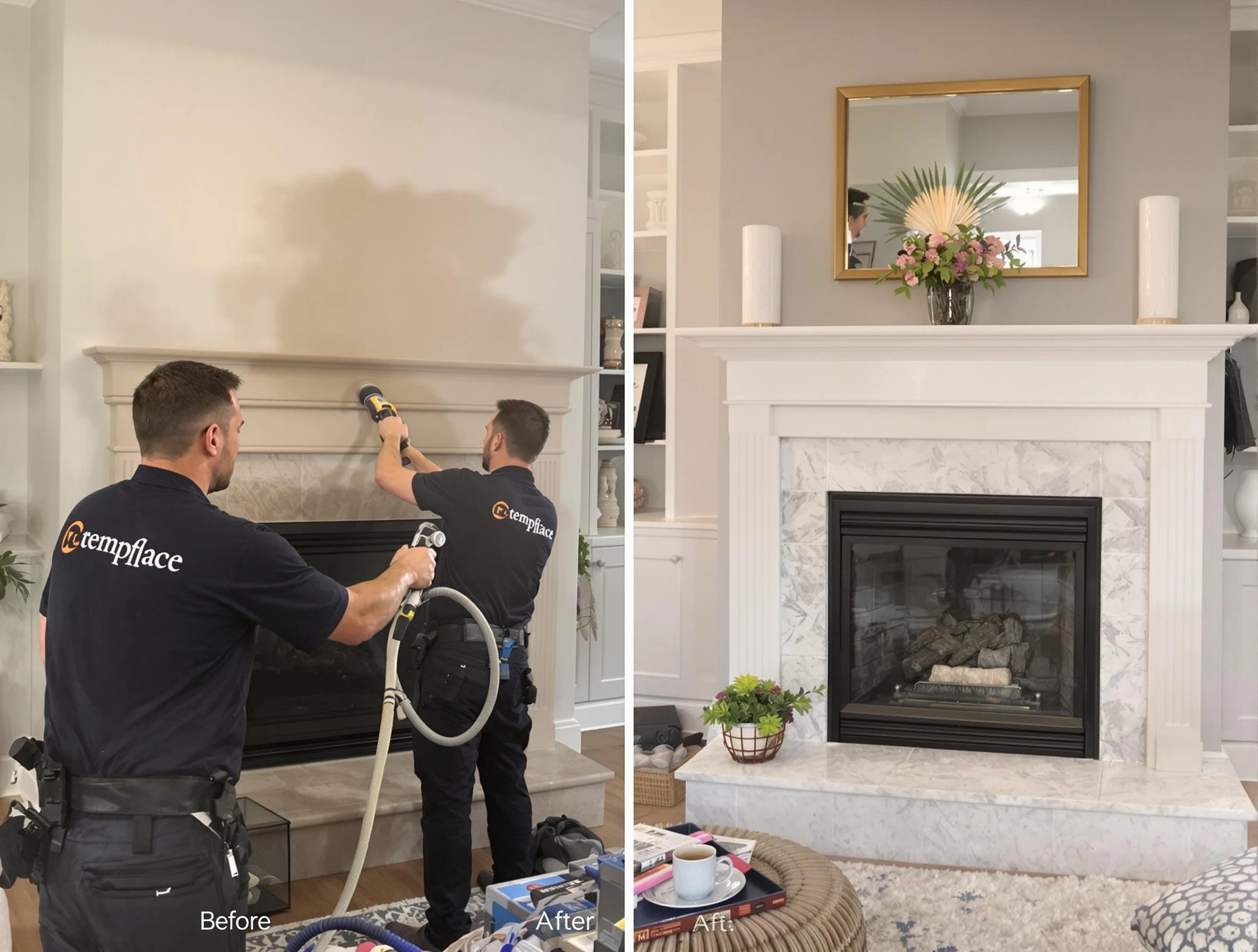Professional soot removal by Mountain Brook Chimney Sweep team in Mountain Brook, AL